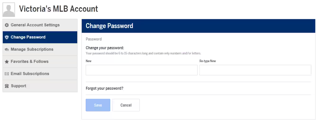 Password Support